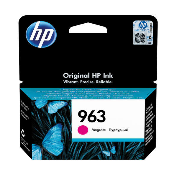 Cartuccia d'Inchiostro Originale HP 963 Magenta - 3JA24AE