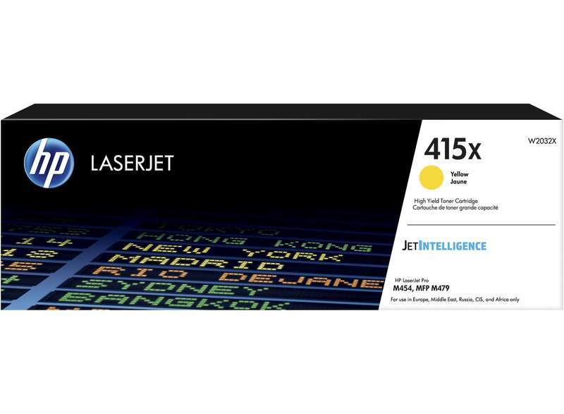 Cartuccia toner originale HP W2032X Giallo - 415X