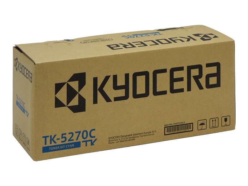 Cartuccia Toner Originale Kyocera TK5270 Ciano - 1T02TVCNL0/TK5270C