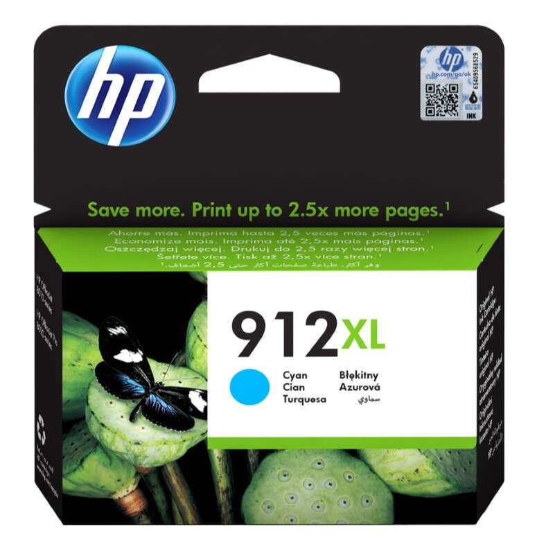 Cartuccia d'inchiostro Originale HP 912XL Ciano - 3YL81AE