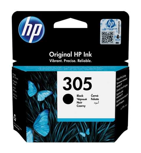 Cartuccia d'Inchiostro Originale HP 305 Nero - 3YM61AE