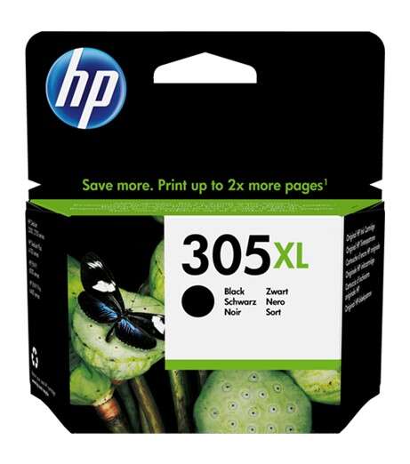 Cartuccia d'Inchiostro Originale HP 305XL Nero - 3YM62AE