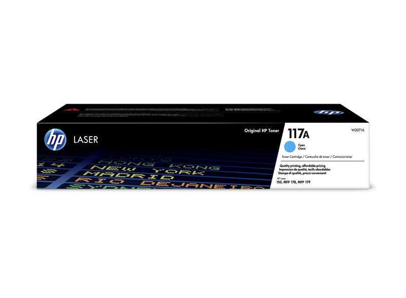 HP W2071A Cartuccia toner originale ciano - 117A