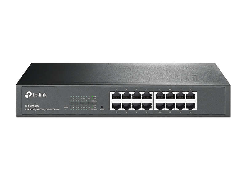 Switch intelligente TP-Link a 16 porte Gigabit Easy - Plug & Play - Tecnologia verde