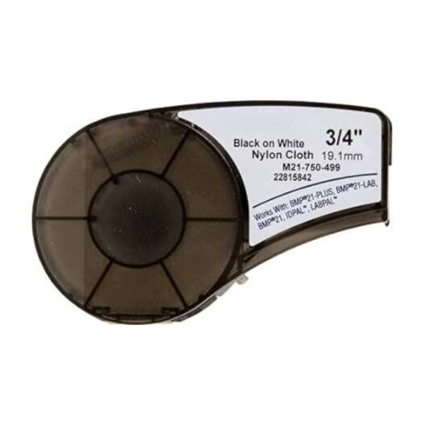 Brady M21-750-499-TB Nastro di nylon compatibile - Testo nero su fondo bianco - Larghezza 19