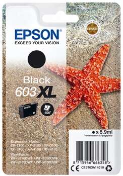 Cartuccia d'Inchiostro Originale Epson 603XL Nero - C13T03A14010