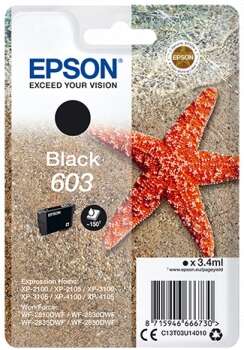 Cartuccia d'Inchiostro Originale Epson 603 Nero - C13T03U14010