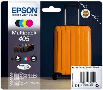 Epson 405 Confezione da 4 Cartucce d'inchiostro Originali - C13T05G64010