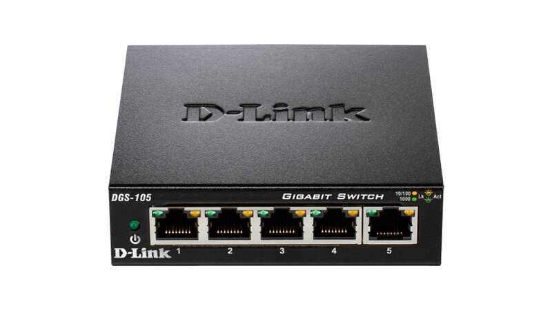 Switch a 5 porte Gigabit 10/100/1000 Mbps di D-Link