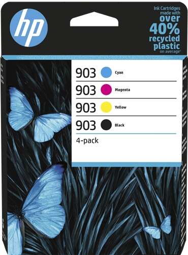 HP 903 Confezione da 4 cartucce d'Inchiostro Originale - 6ZC73AE