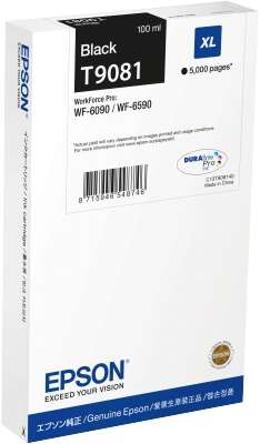 Cartuccia d'Inchiostro Originale Epson T9081 Nero - C13T908140