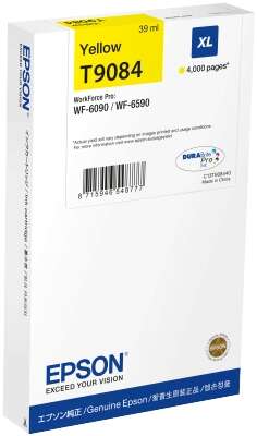 Cartuccia d'inchiostro originale Epson T9084 Giallo - C13T908440