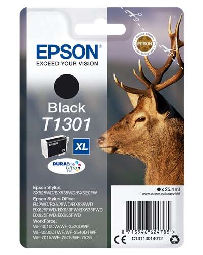 Cartuccia d'Inchiostro Originale Epson T1301 Nero - C13T13014012