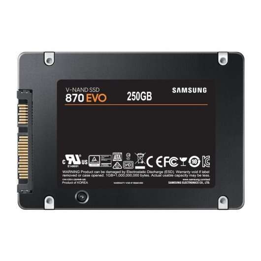 Disco rigido SSD Samsung 870 EVO 250GB 2