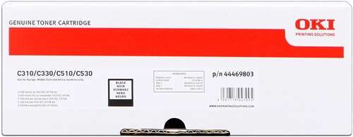 OKI C310/C510/MC351/MC361 Cartuccia Toner Originale Nero - 44469803