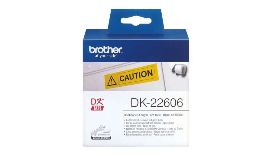 Brother DK22606 - Etichette Originali su Misura - Larghezza 62 mm x 15