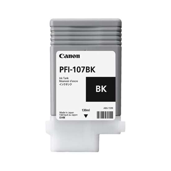 Cartuccia d'Inchiostro Originale Canon PFI107 Nero - PFI107BK/6705B001