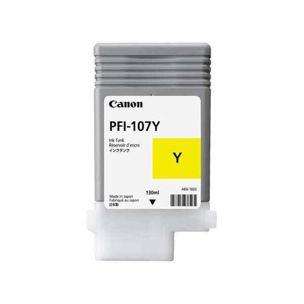 Canon PFI107 Cartuccia d'inchiostro Originale Giallo - PFI107Y/6708B001
