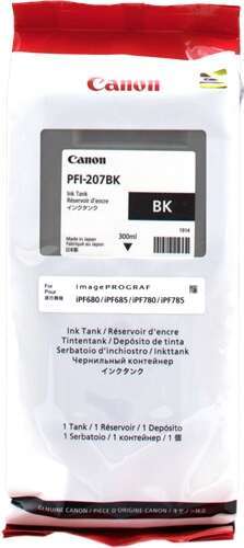 Cartuccia d'inchiostro originale Canon PFI207 Nero - PFI207BK/8789B001