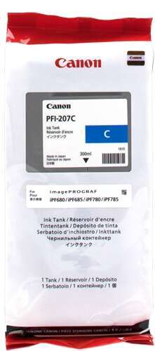 Cartuccia d'Inchiostro Originale Canon PFI207 Ciano - PFI207C/8790B001