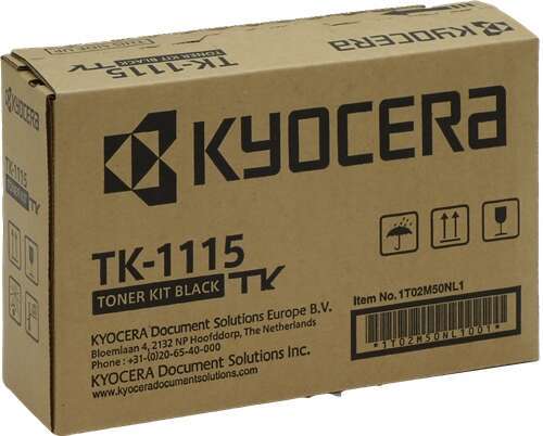 Cartuccia Toner Originale Kyocera TK1115 Nero - 1T02M50NL0/1T02M50NL0/1T02M50NL1