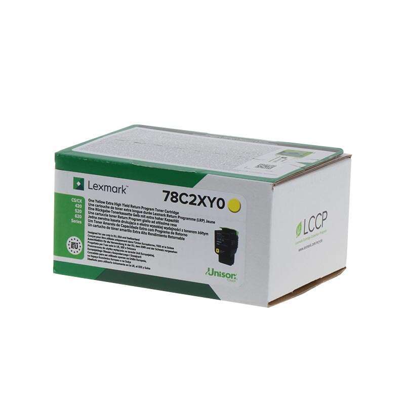 Lexmark CS421/CS521/CS622/CX421/CX522/CX622/CX625 Cartuccia toner originale Giallo - 78C2XY0/78C2XYE