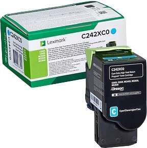 Lexmark C2425/C2535/MC242525/MC2535/MC2640 Cartuccia toner originale Ciano - C242XC0