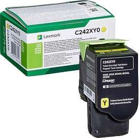 Lexmark C2425/C2535/MC242525/MC2535/MC2640 Cartuccia toner Originale Giallo - C242XY0