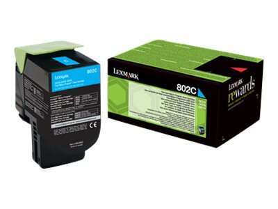 Lexmark CX310/CX410/CX510 Cartuccia Toner Originale Ciano - 80C20C0/80C20CE/802C