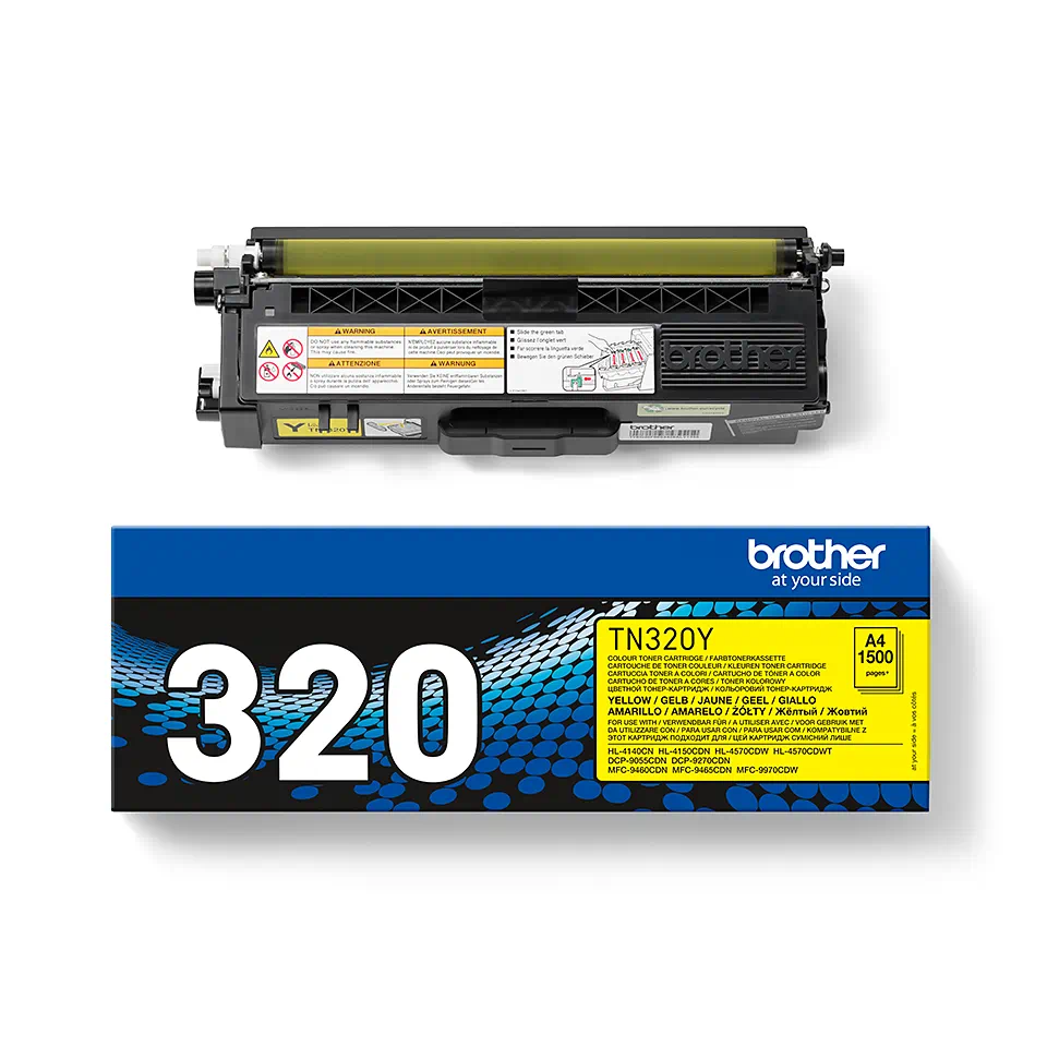 Brother TN320 Giallo Cartuccia Toner Originale - TN320Y
