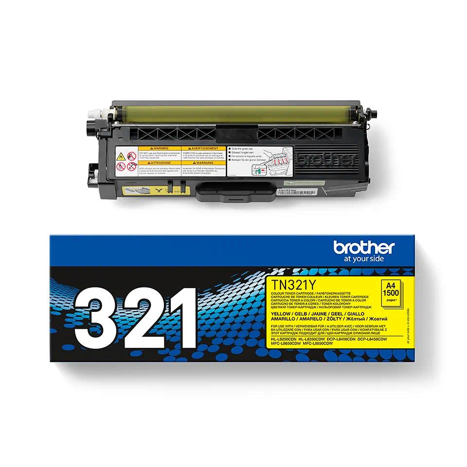 Brother TN321 Giallo Cartuccia Toner Originale - TN321Y