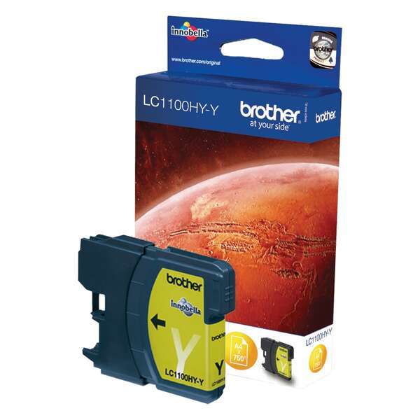 Brother LC1100XL Cartuccia d'inchiostro Originale Giallo - LC1100HYY