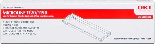 OKI ML1120/ML1190 Nastro Originale a Matrice Nero - 43571802