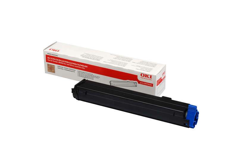 OKI B410/B420/B430/B440/MB460/MB470/MB480 Cartuccia toner originale nera - 43979102