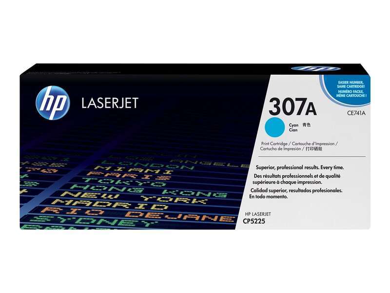 HP CE741A Cartuccia toner originale ciano - 307A