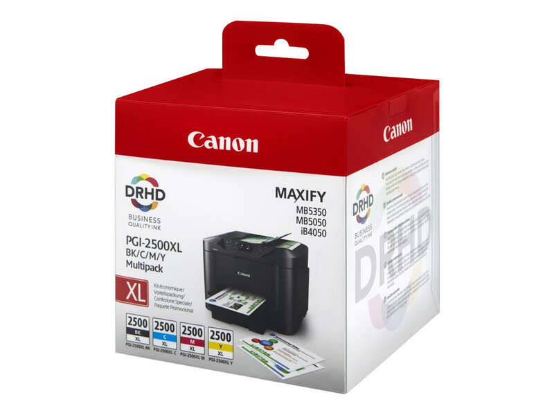 Canon PGI2500XL 4 confezioni di cartucce d'inchiostro Originale - 9254B004/9254B010