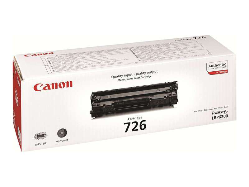 Cartuccia toner Originale Canon 726 Nero - 3483B002