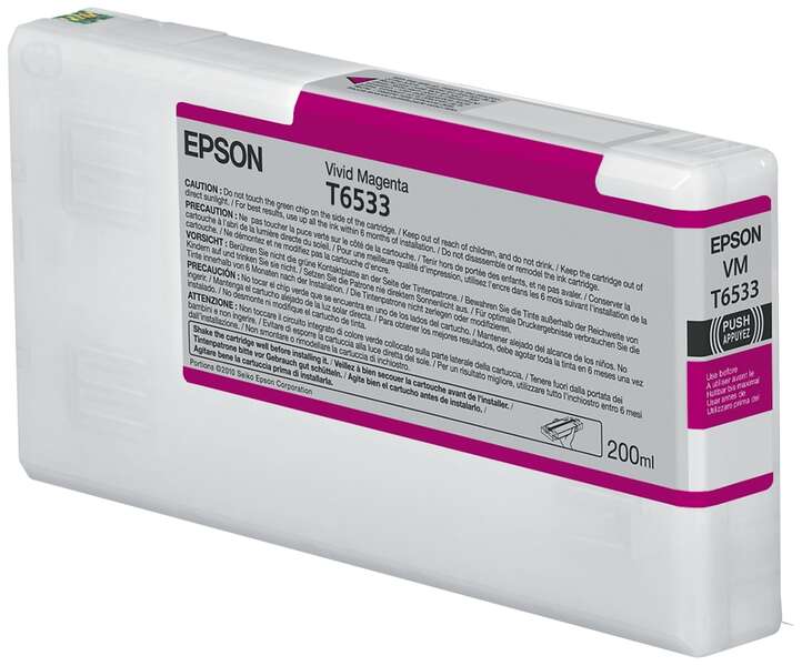 Cartuccia d'Inchiostro Originale Epson T6533 Magenta - C13T653300