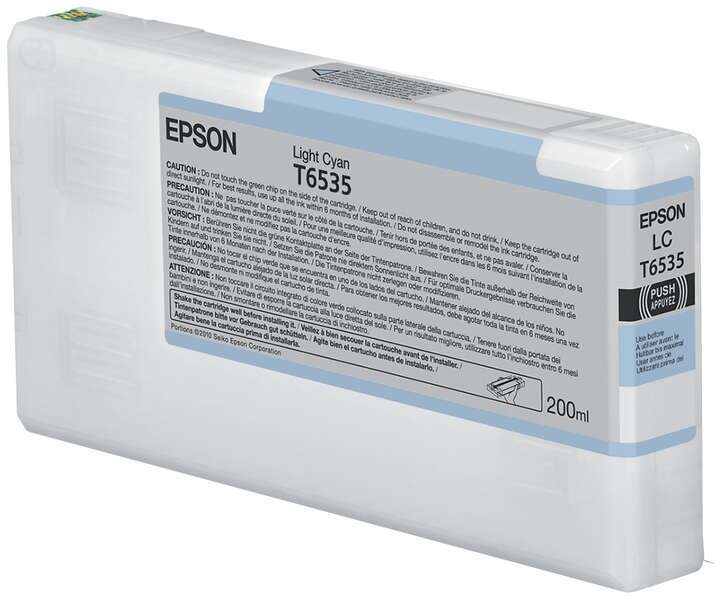 Cartuccia d'Inchiostro Originale Epson T6535 Ciano Chiaro - C13T653500