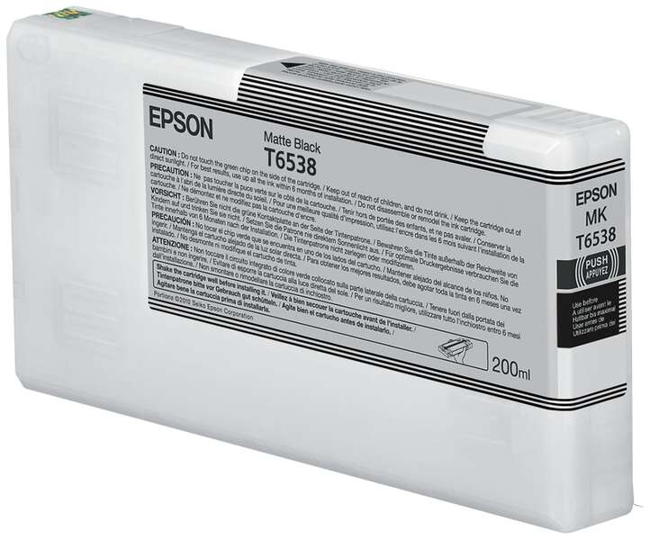Cartuccia d'Inchiostro Originale Epson T6538 Nero Opaco - C13T653800