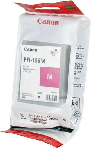 Cartuccia d'Inchiostro Originale Canon PFI106 Magenta - PFI106M/6623B001