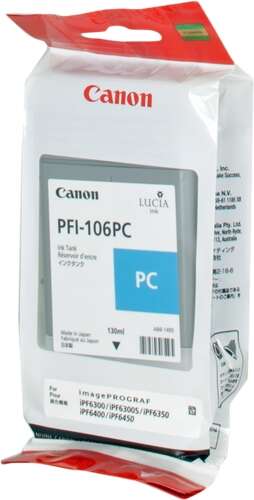 Cartuccia d'inchiostro originale Canon PFI106 Cyan Photo - PFI106PC/6625B001