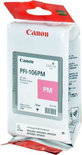 Canon PFI106 Magenta Photo Cartuccia d'inchiostro Originale - PFI106MC/6626B001