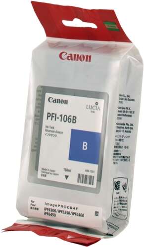 Cartuccia d'inchiostro originale Canon PFI106 Blu - PFI106B/6629B001