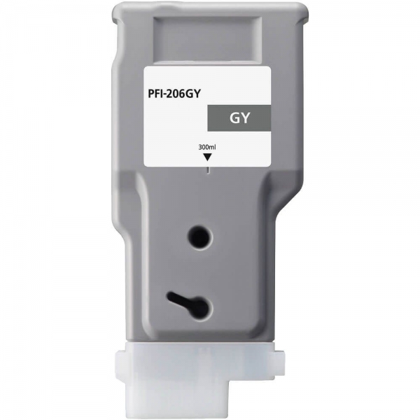 Cartuccia d'Inchiostro Pigmentata Grigia Canon PFI206 Compatibile - Sostituisce PFI206GY/5312B001