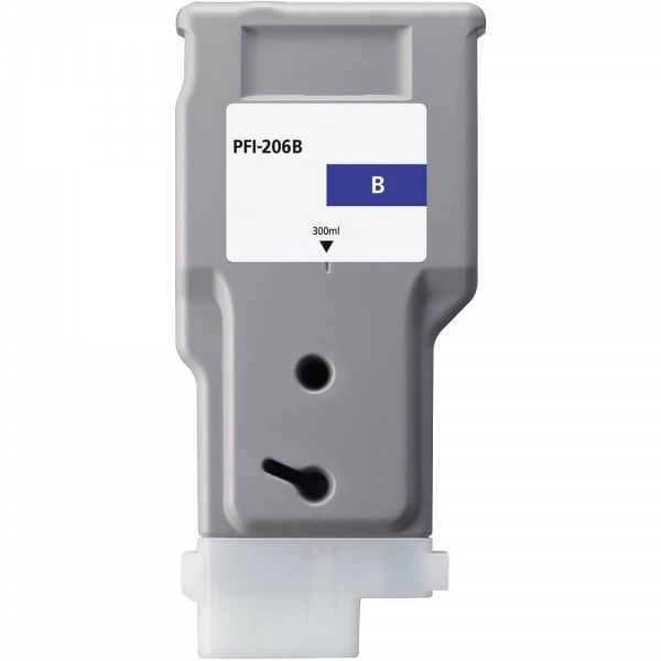 Cartuccia d'Inchiostro a Pigmenti Blu Canon PFI206 Compatibile - Sostituisce PFI206B/5311B001