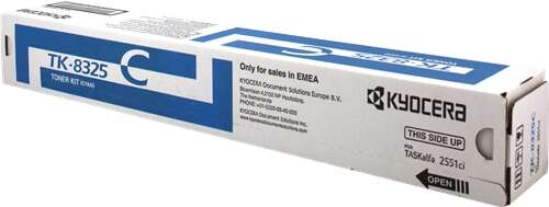 Cartuccia Toner Originale Kyocera TK8325 Ciano - 1T02NPCNL0/TK8325C