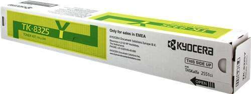 Cartuccia Toner Originale Kyocera TK8325 Giallo - 1T02NPANL0/TK8325Y