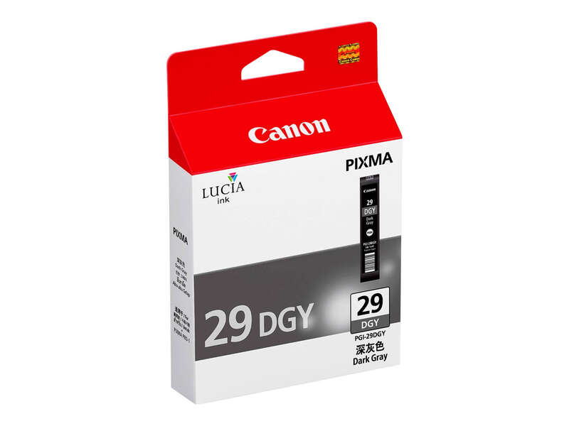Cartuccia d'Inchiostro Originale Canon PGI29 Grigio Scuro - 4870B001