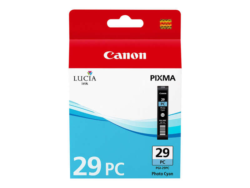 Cartuccia d'Inchiostro Originale Canon PGI29 Ciano Photo - 4876B001